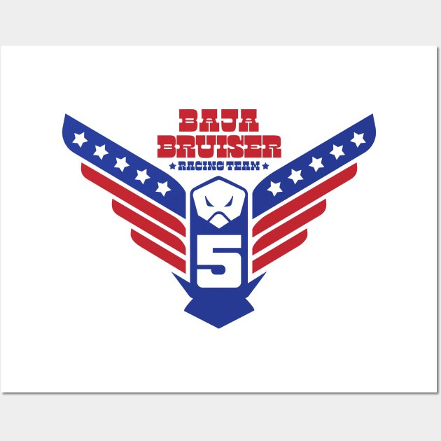 1974 - Baja Bruiser (Eagle Design - Full Color) Wall Art by jepegdesign